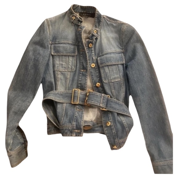 Gucci Denim Jacket with Belt - Main Image